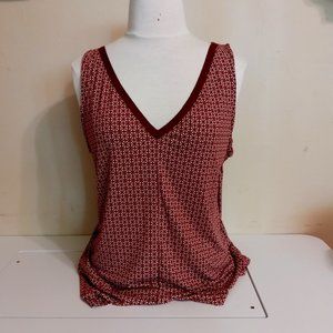 Maroon Banana Republic Top